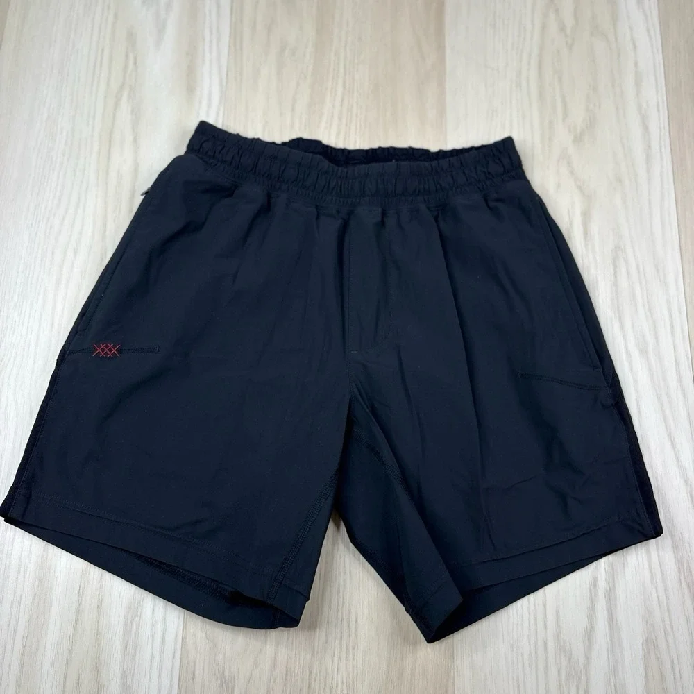 Rhone Mens Versatility Training Short Lined Size S Small Black Gym Workout